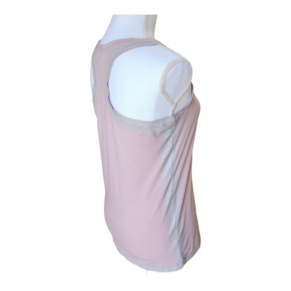 Fabletics Women's Laurel Tank Top, Mauve/Silver Shimmer, Size Small, S - Picture 4 of 12